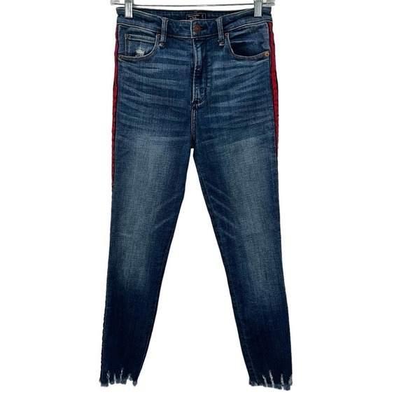 Abercrombie & Fitch Simone High Rise Ankle Jeans | Size 27/4R - Picture 1 of 7